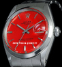 Rolex Date 34 Oyster Bracelet Red Dial 1500 